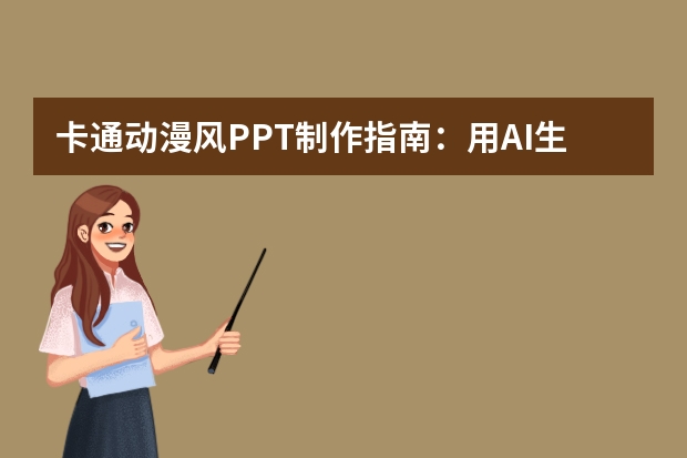 卡通動漫風(fēng)PPT制作指南：用AI生成動漫模板，讓PPT充滿童趣與故事性