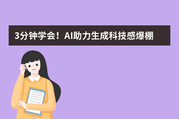 3分鐘學(xué)會！AI助力生成科技感爆棚PPT的技巧