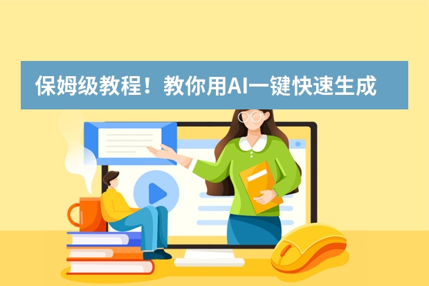 保姆級教程！教你用AI一鍵快速生成幻燈片！