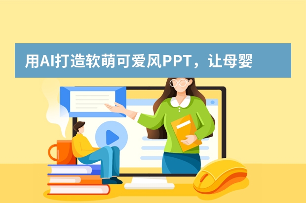 用AI打造軟萌可愛風PPT，讓母嬰產(chǎn)品宣傳超吸睛