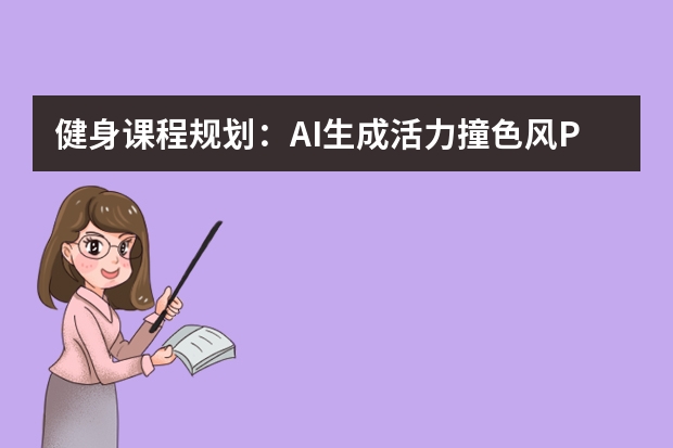 健身課程規(guī)劃：AI生成活力撞色風(fēng)PPT，運動方案展示更吸睛